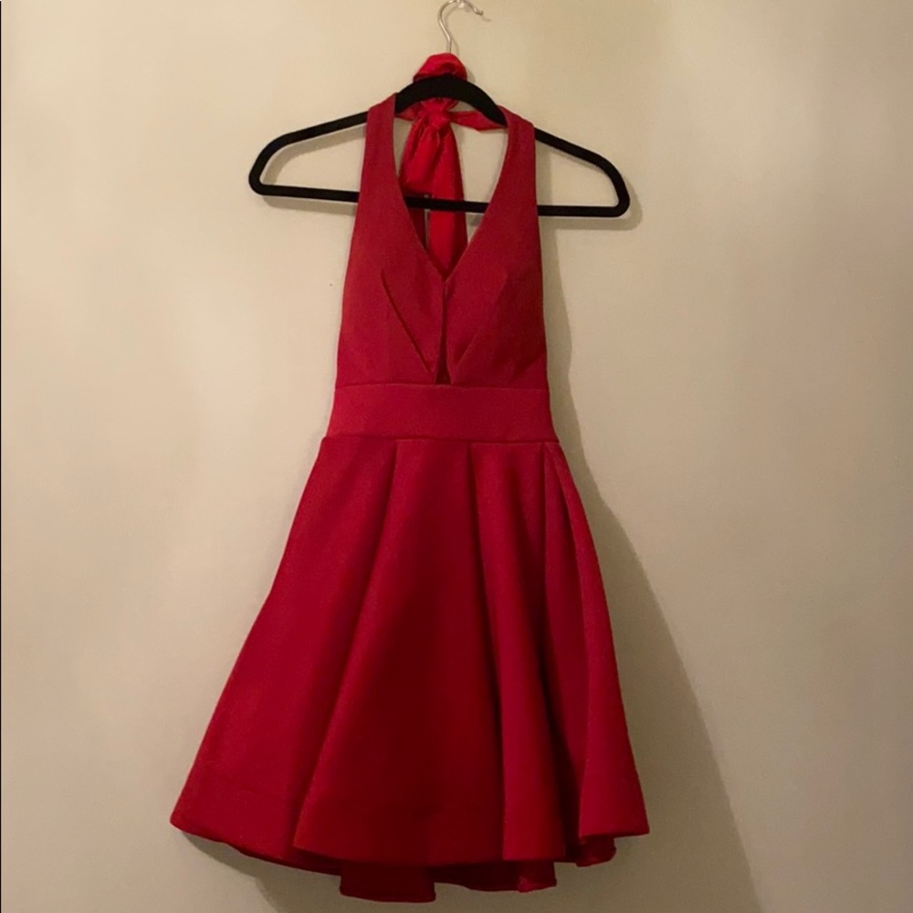 stunning red homecoming dress